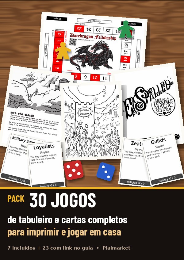Pack 30 Juegos de Mesa y de Cartas Completos para Imprimir y Jugar en Casa
