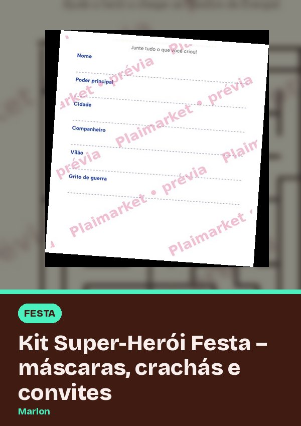 Superhero Party Kit – Masks, Badges and Invites
