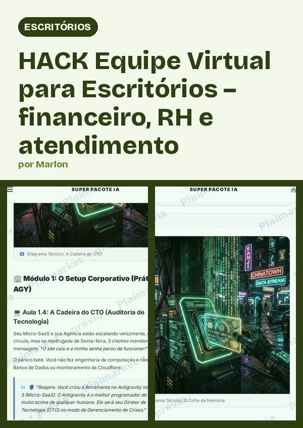 HACK Equipe Virtual para Escritórios – financeiro, RH e atendimento