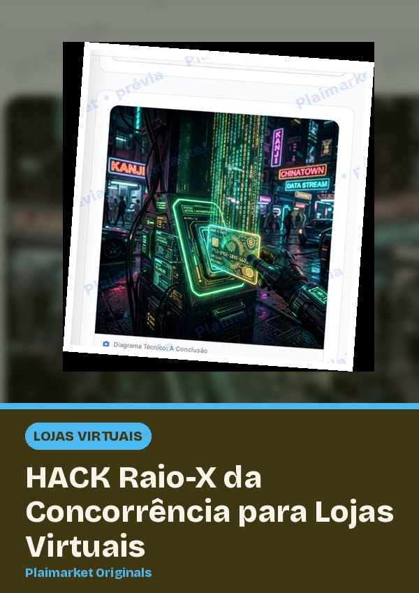 HACK Competitor X-Ray for Online Stores