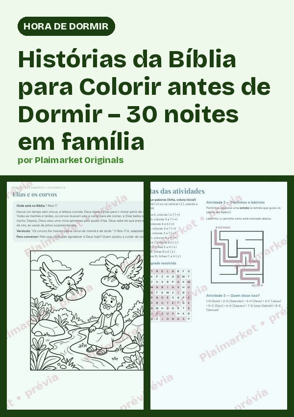 Bible Stories to Color Before Bed – 30 Family Nights