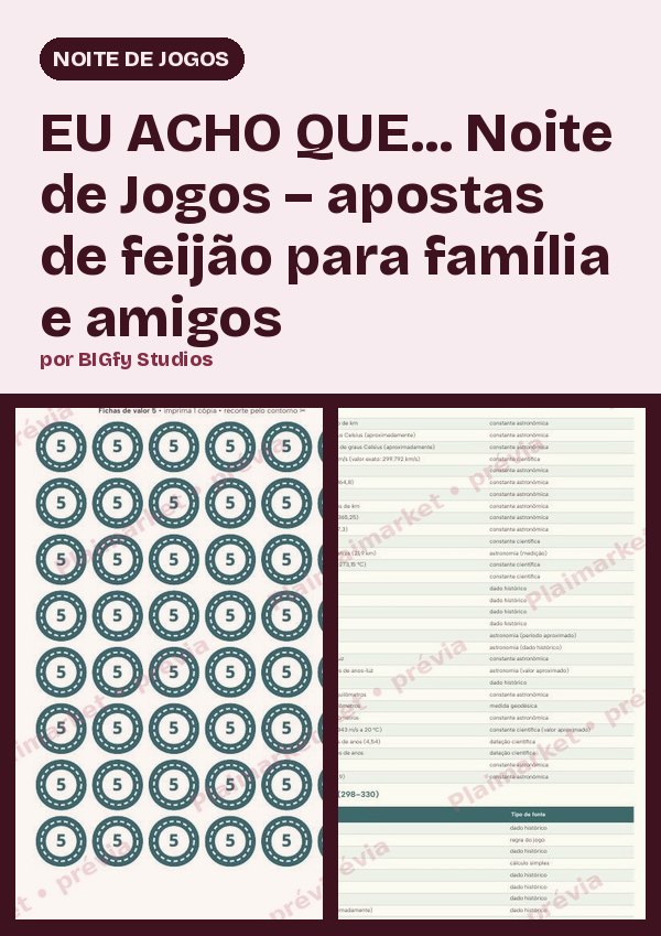 EU ACHO QUE... Game Night – Bean-Betting Fun for Family and Friends