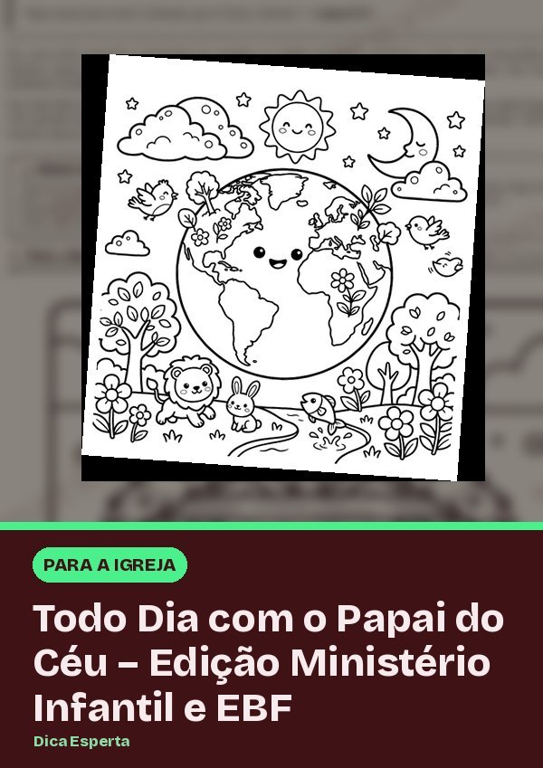 Todo Dia com o Papai do Céu – Edição Ministério Infantil e EBF