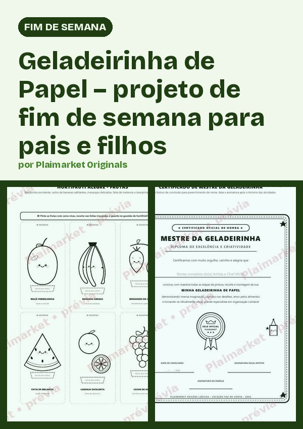Neverita de Papel – proyecto de fin de semana para padres e hijos