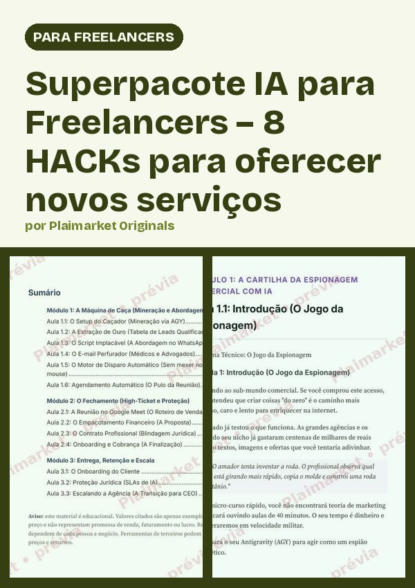AI Super Bundle for Freelancers – 8 HACKs to Offer New Services