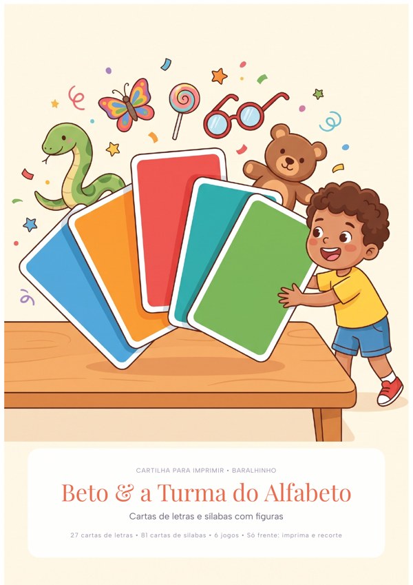 Beto & the Alphabet Gang: Letter & Syllable Card Deck