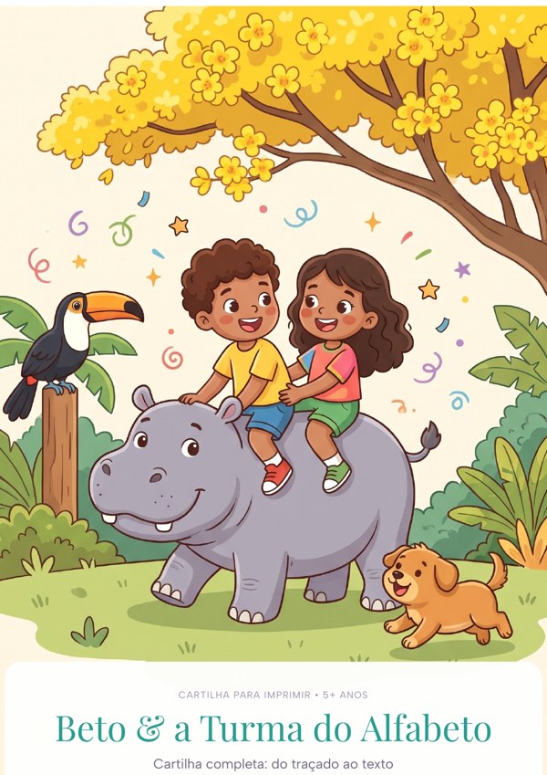 Ages 5+ | Beto & the Alphabet Gang – Reading Primer 5+ – printable PDF for home