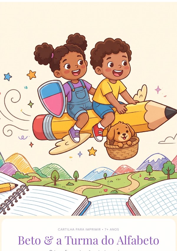 Ages 7+ | Beto & the Alphabet Gang – Primer 7+ – printable PDF for home