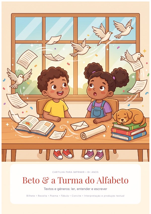 Beto & the Alphabet Gang: Primer 8+: Text Genres, Reading and Writing